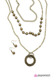 Paparazzi "Endless Possibilities - Brass" necklace Paparazzi Jewelry