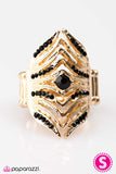 Paparazzi "En Garde" Gold Ring Paparazzi Jewelry