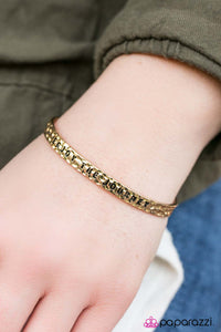 Paparazzi "Enjoy The Journey - Gold" bracelet Paparazzi Jewelry