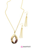 Paparazzi "Enlightenment - Gold" necklace Paparazzi Jewelry