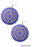 Paparazzi "Escape To Paradise" Blue Earrings Paparazzi Jewelry