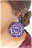 Paparazzi "Escape To Paradise" Blue Earrings Paparazzi Jewelry