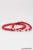 Paparazzi "Everest Explorer" Red Bracelet Paparazzi Jewelry