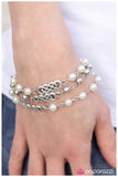 Paparazzi "Ever Everlasting - White" bracelet Paparazzi Jewelry