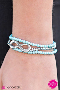 Paparazzi "Everlasting Love" Blue Bracelet Paparazzi Jewelry