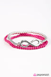 Paparazzi "Everlasting Love - Pink" bracelet Paparazzi Jewelry