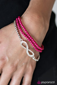 Paparazzi "Everlasting Love - Pink" bracelet Paparazzi Jewelry