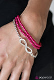 Paparazzi "Everlasting Love - Pink" bracelet Paparazzi Jewelry