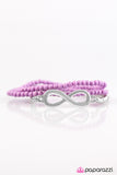 Paparazzi "Everlasting Love - Purple" bracelet Paparazzi Jewelry