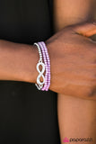 Paparazzi "Everlasting Love - Purple" bracelet Paparazzi Jewelry