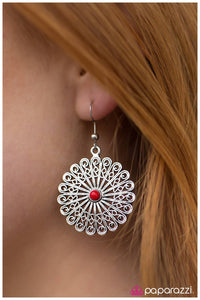 Paparazzi "Everybody Mambo! - Red" earring Paparazzi Jewelry