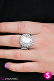Paparazzi "Everyday Im Sparkling - White" ring Paparazzi Jewelry