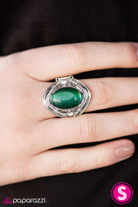 Paparazzi "Everyday Is A Fairy Tale" Green Ring Paparazzi Jewelry