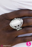 Paparazzi "Everyday Is A Fairy Tale" White Ring Paparazzi Jewelry