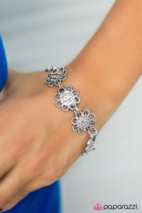 Paparazzi "Every Jack Has His Jill - Silver" bracelet Paparazzi Jewelry