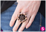 Paparazzi "Every Last Detail" Copper Ring Paparazzi Jewelry