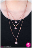 Paparazzi "Every Little Thing She Does Is Magic" Copper Necklace & Earring Set Paparazzi Jewelry