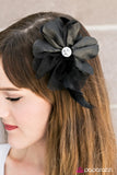 Paparazzi "Everyone Loves A Masquerade" Black Hair Clip Paparazzi Jewelry