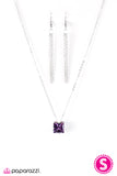 Paparazzi "Everyones A Star" Purple Necklace & Earring Set Paparazzi Jewelry