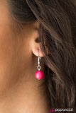 Paparazzi "Every Summer Has A Story" Pink Necklace & Earring Set Paparazzi Jewelry