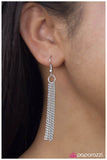 Paparazzi "Everything Falls Into Place - Silver" necklace Paparazzi Jewelry