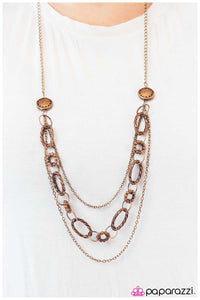 Paparazzi "Everything Under The Sun" Copper Necklace & Earring Set Paparazzi Jewelry