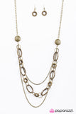 Paparazzi "Everything Under The Sun" Brass Necklace & Earring Set Paparazzi Jewelry