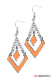 Paparazzi "Every Which Way - Orange" earring Paparazzi Jewelry