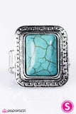 Paparazzi "Explorer Ridge" Blue Ring Paparazzi Jewelry
