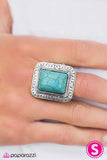 Paparazzi "Explorer Ridge" Blue Ring Paparazzi Jewelry