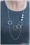 Paparazzi "Expressionist - White" necklace Paparazzi Jewelry