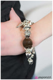 Paparazzi "Extending An Invite" Brown Bracelet Paparazzi Jewelry