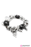 Paparazzi "Extending An Invite" Black Bracelet Paparazzi Jewelry