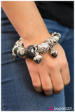 Paparazzi "Extending An Invite" Black Bracelet Paparazzi Jewelry