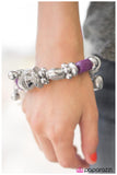 Paparazzi "Extending An Invite" Purple Bracelet Paparazzi Jewelry