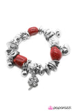 Paparazzi "Extending An Invite" Red Bracelet Paparazzi Jewelry