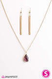 Paparazzi "Extra Extravagant" Purple Necklace & Earring Set Paparazzi Jewelry