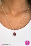 Paparazzi "Extra Extravagant" Purple Necklace & Earring Set Paparazzi Jewelry