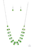 Paparazzi "Super Starstruck" Green Necklace & Earring Set Paparazzi Jewelry