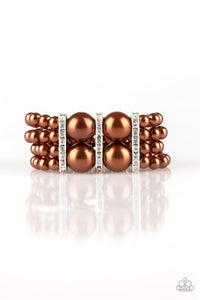 Paparazzi "Romance Remix" Brown Bracelet Paparazzi Jewelry