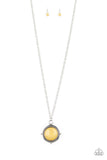 Paparazzi "Desert Equinox" Yellow Necklace & Earring Set Paparazzi Jewelry