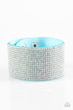 Paparazzi "Roll With The Punches" Blue Wrap Bracelet Paparazzi Jewelry