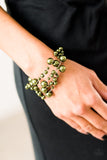 Paparazzi "Fabulous Fashion - Green" bracelet Paparazzi Jewelry