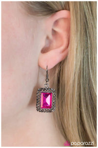 Paparazzi "Fairest Of Them All" Pink Earrings Paparazzi Jewelry