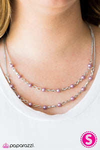 Paparazzi "Fairytale Forevers" Purple Necklace & Earring Set Paparazzi Jewelry