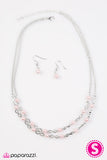 Paparazzi "Fairytale Forevers" Pink Necklace & Earring Set Paparazzi Jewelry