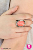 Paparazzi "Fairytales Do Come True" Orange Ring Paparazzi Jewelry