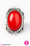 Paparazzi "Fairytales Do Come True" Red Ring Paparazzi Jewelry