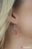 Paparazzi "Fall In Line - Orange" necklace Paparazzi Jewelry