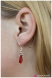 Paparazzi "Fall In Line - Red" necklace Paparazzi Jewelry